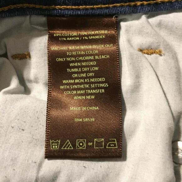 KUT FROM THE KLOTH Jeans Size 4 Dark Wash Destructed Knee Skinny Jeans - Picture 7 of 7